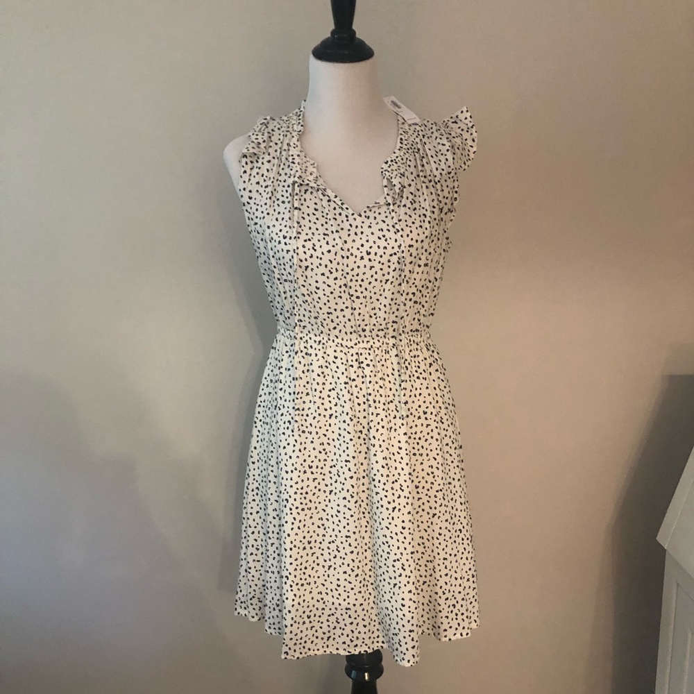 Old Navy White cheetah Dress